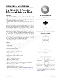 MC10E451FNR2G Datasheet Cover