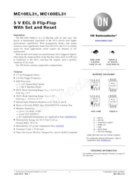 MC10EL31DTR2G Datasheet Cover