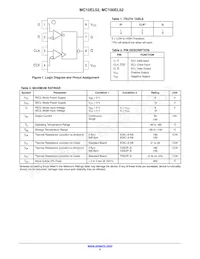 MC10EL52DTR2G Datasheet Pagina 2