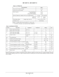 MC10EP131MNR4G Datasheet Page 3