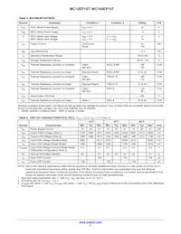 MC10EP16TMNR4G Datasheet Page 3