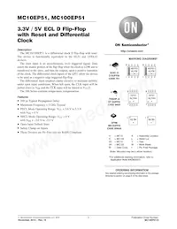 MC10EP51MNR4G Datasheet Cover