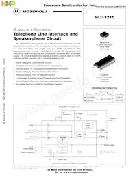 MC33215BE Datasheet Cover