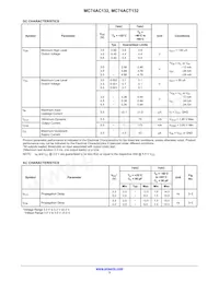 MC74AC132MELG Datenblatt Seite 3