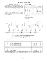 MC74AC574MELG Datasheet Page 2