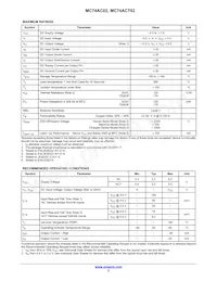 MC74ACT02NG Datasheet Page 2