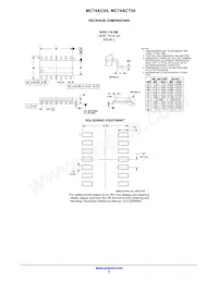 MC74ACT04MG Datasheet Page 6