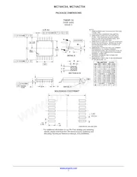MC74ACT04MG Datasheet Page 7