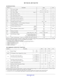 MC74ACT05NG Datasheet Page 2