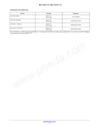 MC74ACT10NG Datasheet Page 5