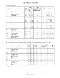 MC74ACT259DR2G Datasheet Page 7