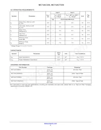 MC74ACT259DR2G Datasheet Page 8