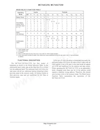 MC74ACT259NG Datenblatt Seite 2