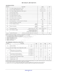 MC74ACT273MG Datasheet Page 3