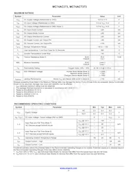 MC74ACT373NG Datasheet Pagina 3