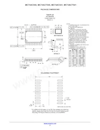 MC74ACT540MELG Datasheet Page 9