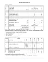 MC74ACT74NG Datasheet Page 3