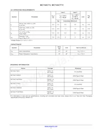 MC74ACT74NG Datasheet Page 7