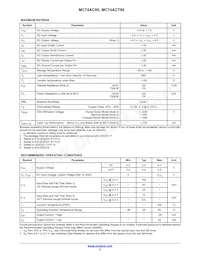 MC74ACT86NG Datasheet Page 2