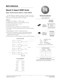 MC74HC02ADTR2 Datasheet Cover