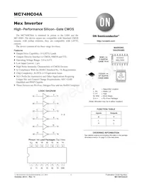 MC74HC04AFG Datasheet Cover