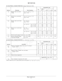 MC74HC10ADG Datasheet Page 3