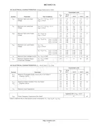 MC74HC11ADTR2G數據表 頁面 3