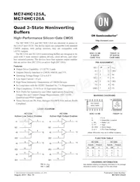 MC74HC125AFELG Datasheet Cover