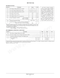 MC74HC14AFELG Datasheet Page 2