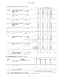 MC74HC14AFELG Datenblatt Seite 3