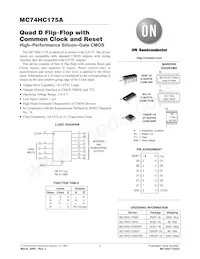 MC74HC175ADTR2 Datasheet Cover