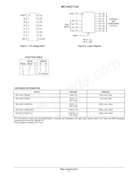 MC74HC175AFELG Datasheet Pagina 2