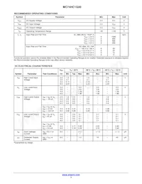 MC74HC1G00DFT1 Datasheet Page 3
