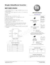 MC74HC1GU04DBVT1G Datasheet Cover