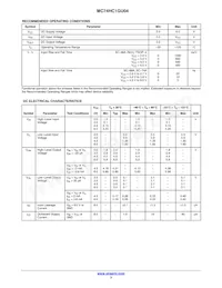 MC74HC1GU04DBVT1G Datasheet Page 3
