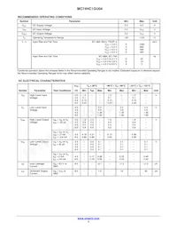 MC74HC1GU04DBVT1G數據表 頁面 3