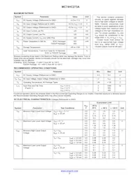 MC74HC273AFELG Datenblatt Seite 2