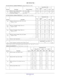 MC74HC273AFELG Datasheet Page 3