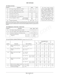 MC74HC30ADR2G Datasheet Pagina 2