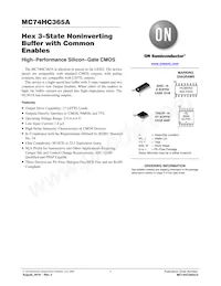 MC74HC365ADTG Datasheet Cover
