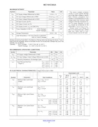 MC74HC365ADTG Datasheet Pagina 3