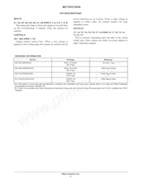 MC74HC540AFG Datasheet Pagina 5