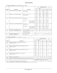 MC74HC541AFG Datasheet Page 3
