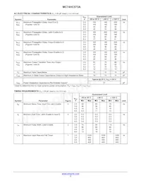 MC74HC573AFELG Datasheet Page 3