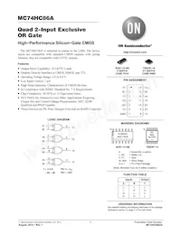 MC74HC86AFG Datasheet Cover