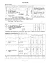 MC74HC86AFG Datasheet Pagina 2