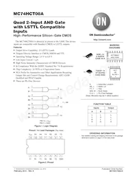 MC74HCT08ADTG Datasheet Cover