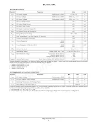 MC74HCT14AFELG Datasheet Page 2