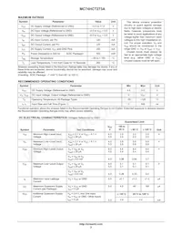 MC74HCT273ADW Datasheet Page 2