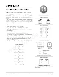 MC74HCU04ANG Datasheet Cover